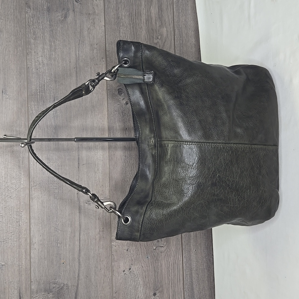 Harbour 2nd Preloved Dark Green Leather Bag